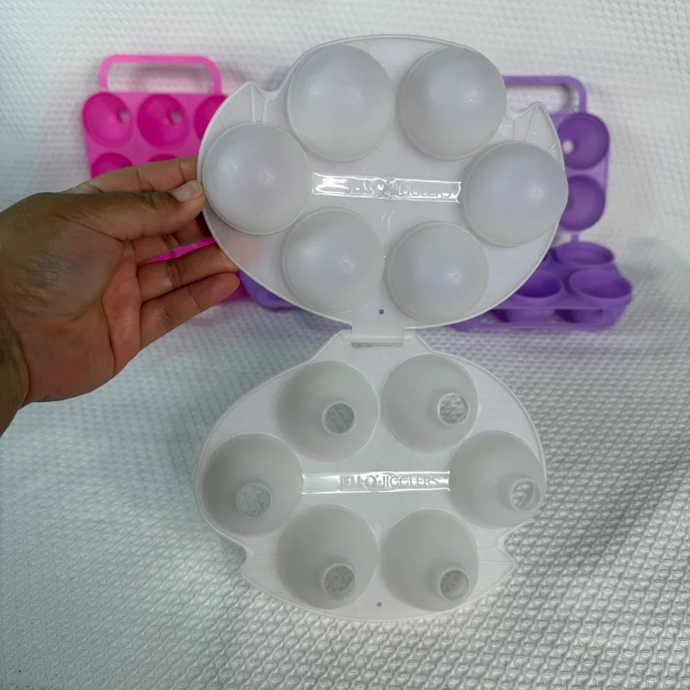 Vintage‎ Jell-O Jigglers Egg Molds Set of 4 Pink Purple White Retro 90s Easter